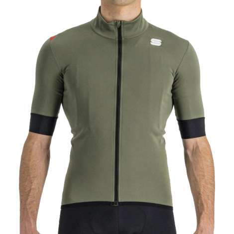 Image of Sportful Fiandre Light NoRain Short Sleeve Cycling Jacket - SS21 - Beetle / Large