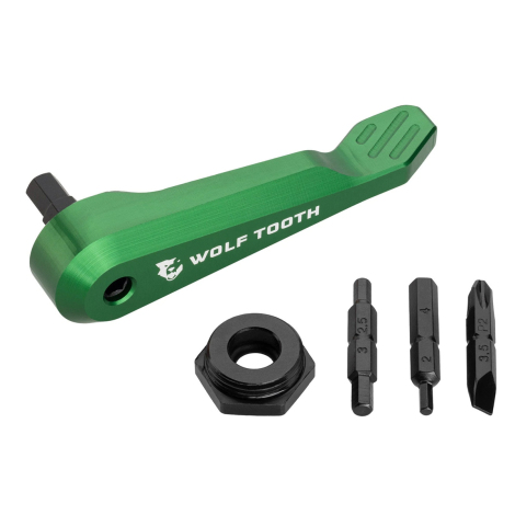 Image of Wolf Tooth Axle Handle Multi-Tool - Green