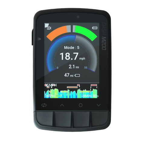 Image of Stages Cycling Dash M200 GPS Bike Computer - Black / GPS