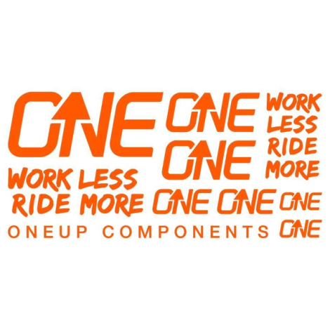 Image of OneUp Components HB Decal Kit - Orange