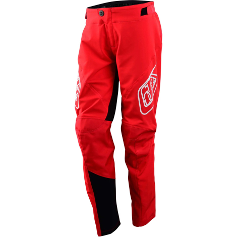 Image of Troy Lee Designs Sprint Youth Cycling Pants - Red / Y - 22