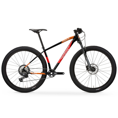 Image of Wilier 503X Pro Mountain Bike - 2022 - Black / Red / Orange / Medium