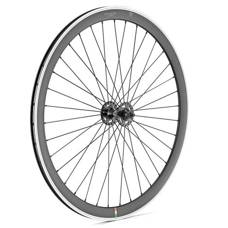 Image of Gipiemme Pista Clincher Track Wheel 700c - Black / Single / Clincher / 700c / Front
