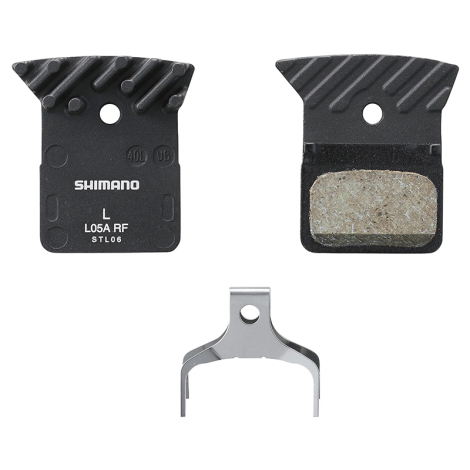 Shimano L05A-RF Disc Brake Pads With Cooling Fins - Resin