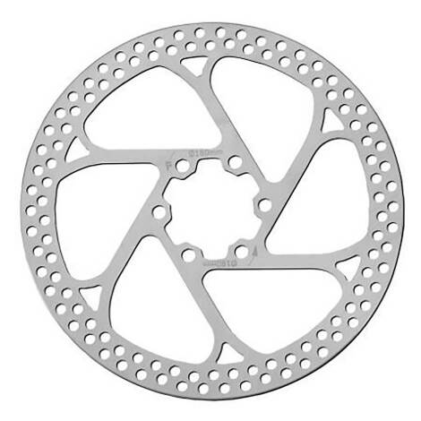 Image of Nuton 01 Pelvoux 6-Hole 160mm Disc Rotor - Silver / 160mm