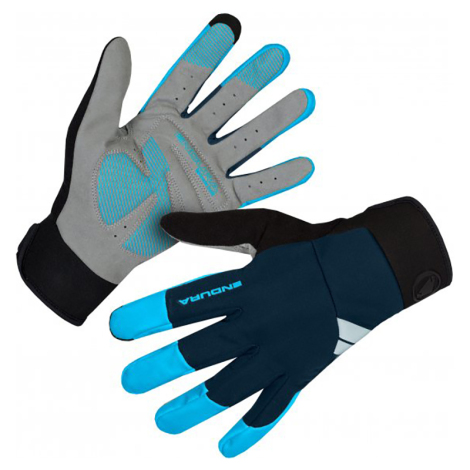 Image of Endura Windchill Gloves - Hi Vis Blue / 2XLarge