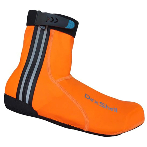 Image of DexShell Lightweight Overshoes - Blaze Orange / Small