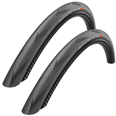 Schwalbe Pro One Addix V-Guard Folding Road Tyres With 2 Free Inner Tubes - Pair