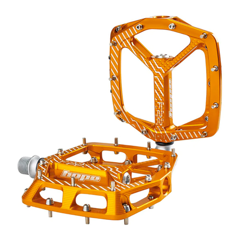 Image of Hope F22 Flat Pedals - Orange