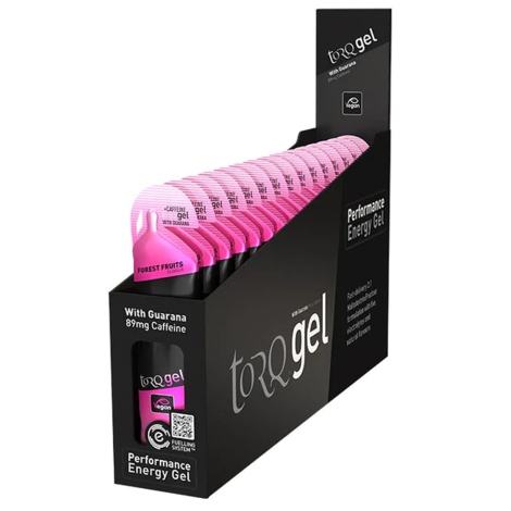 Torq Energy Gel With Guarana Caffeinated Box of 15 X 45g