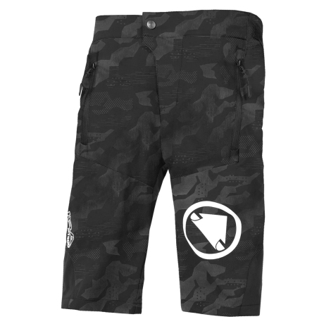 Merlin Cycles Endura Kids MT500JR Burner Short - 11 - 12 Years / Black Camo | FREE delivery over £60 & Easy Returns