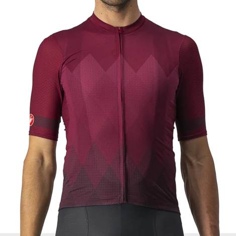 Castelli A Tutta Short Sleeve Cycling Jersey - SS23 - Bordeaux / XSmall