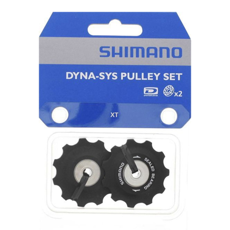 Shimano Deore XT Tension & Guide Pulley Jockey Wheels - 10 Speed