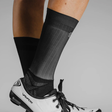 Image of Spatzwear 'Aero Sokz' Uci Legal Aero Socks - Aerosokz - Black / L/XL
