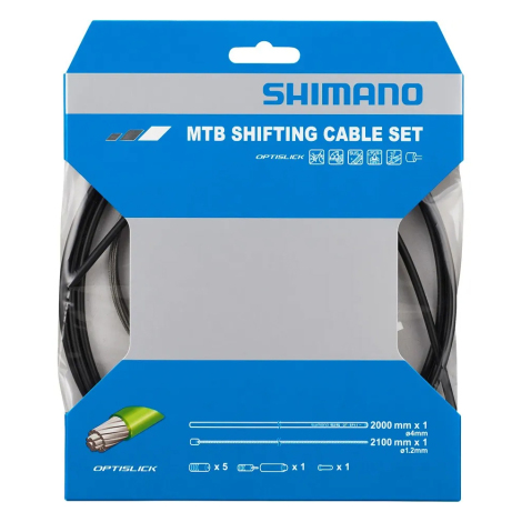 Shimano XT M8000 MTB Optislick Rear Only Gear Cable Set
