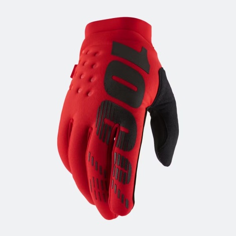 Image of 100% Brisker Cold Weather Gloves - Red / Medium