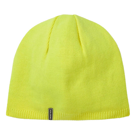 Image of Sealskinz Cley Waterproof Cold Weather Beanie - Neon Yellow / Medium / Large