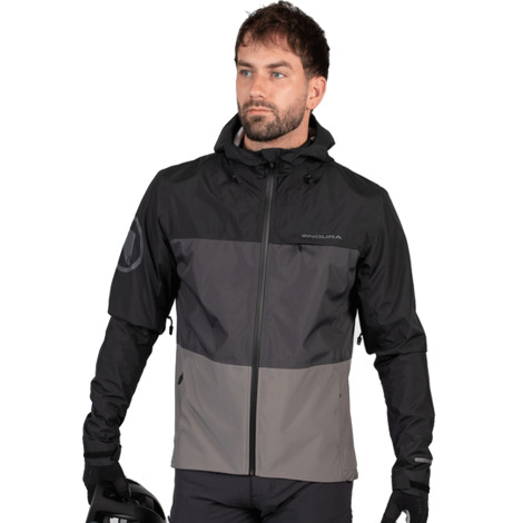 Endura SingleTrack Waterproof II Jacket - Matt Black / Medium