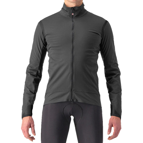 Image of Castelli Alpha Ultimate Insulated Cycling Jacket - AW23 - Dark Grey / Black / Medium