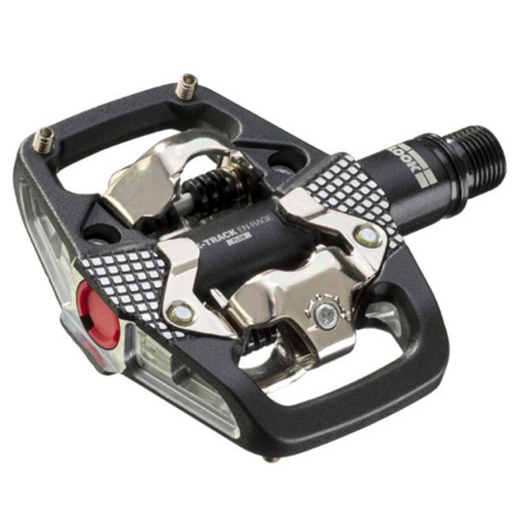 Image of Look X-Track En-Rage Plus MTB Bike Pedal with Cleats in Black | Rutland Cycling
