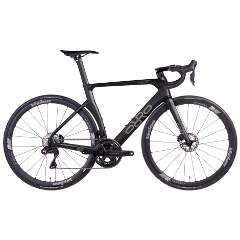 Image of Orro Venturi STC Ultegra Di2 Trimax Carbon Road Bike - 2024 - Stealth Black / Large / 53cm