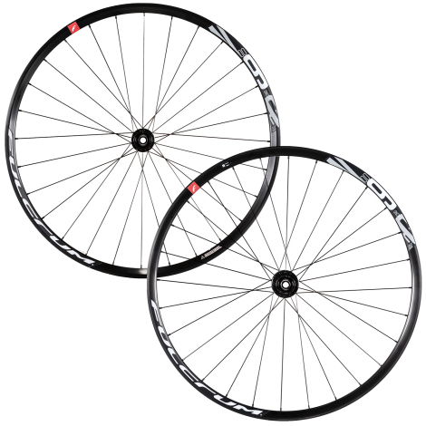Image of Fulcrum Racing 900 DB Clincher Road Wheelset - 650b - Black / Shimano / 12mm Front - 142x12mm Rear / Centerlock / Pair / 10-11 Speed / Clincher / 650B