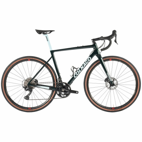 Image of Colnago G3-X GRX RX820 2x Carbon Gravel Bike - Green / Light Blue / 52cm / Sloping