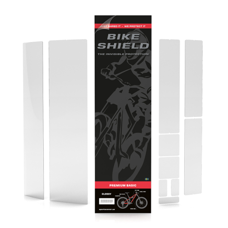 Image of Bike Shield Premium Basic Protection Kit - Clear / Gloss