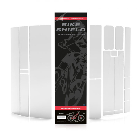 Image of Bike Shield Premium Complete Protection Kit - Clear / Gloss