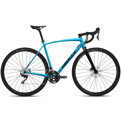 Ridley Bikes Kanzo A GRX 400 Gravel Bike - 2023 Belgian Blue / Black Small RS171 Blue/Black