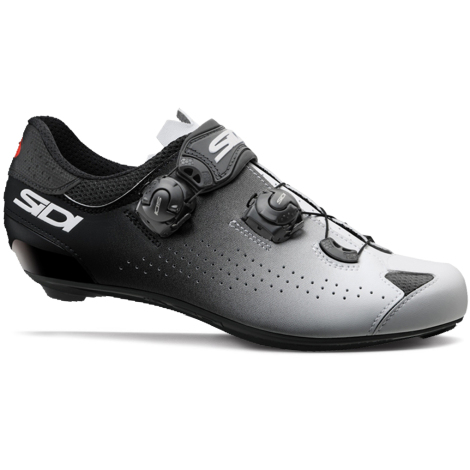 Image of Sidi Genius 10 Mega Road Cycling Shoes - White / Black / EU42