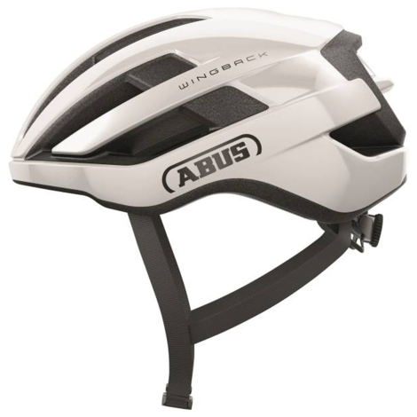 Abus WingBack Road Bike Helmet - Shiny White / Large 57cm 61cm Large/57cm/61cm