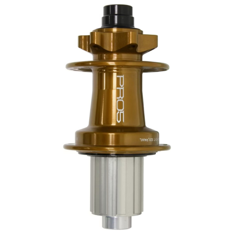 Image of Hope Pro 5 6-Bolt Rear Hub - Quick Release - Bronze / Quick Release / Sram XD Drive / 6 Bolt / 12 Speed / 32H