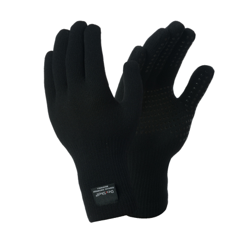 DexShell Touchfit Waterproof Cycling Gloves  - Black / Small