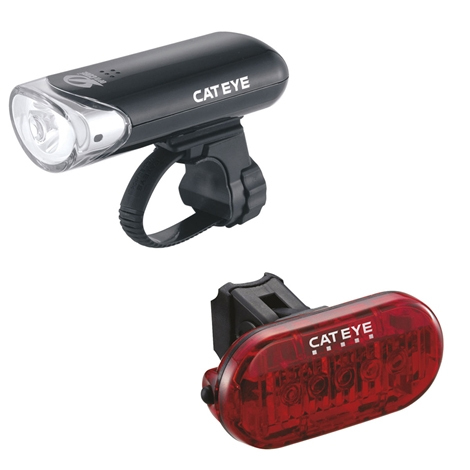 Cateye OMNI 5 Front and Rear Bike Light Set