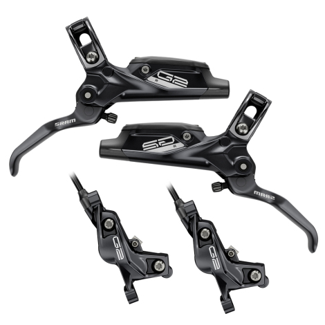 SRAM G2 RE Disc Brake - Trail Ready 4-Piston Brakeset For E-MTB & Mountain Bikes