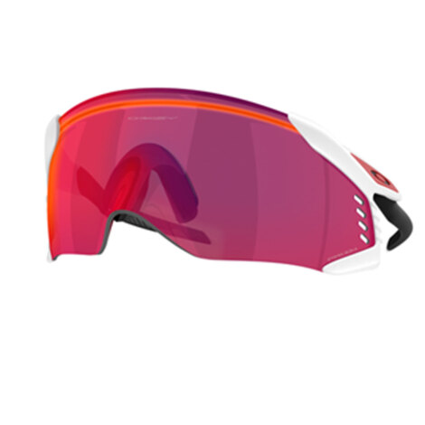 Image of Oakley Velo Kato Prizm Road Sunglasses - Matt White / Prizm Road / OO9501-0252