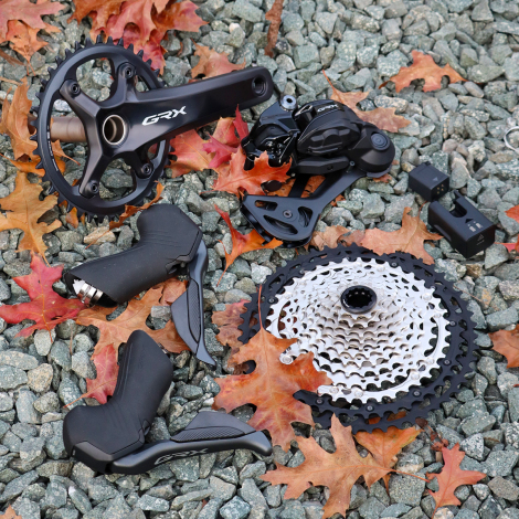 Shimano GRX RX827 Di2 Wireless Gravel Groupset - 1x12 Speed