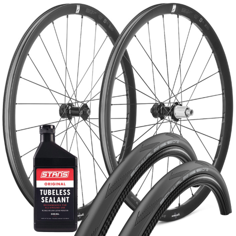 Fulcrum Soniq ALX Alloy Road Wheelset With FREE Schwalbe One TLE Addix Performance RaceGuard Folding Tyres & Stans 500ml Tubeless Sealant 