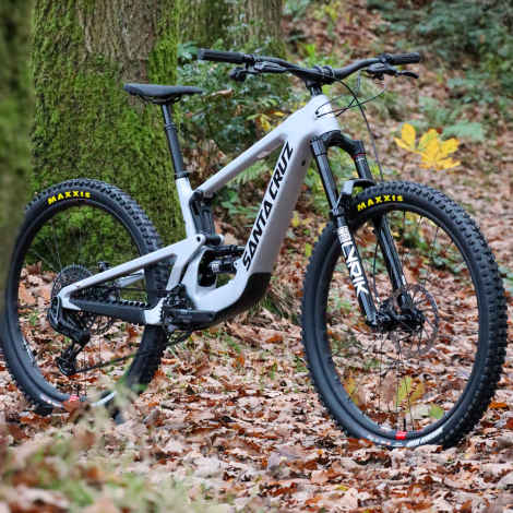 electric bicycle santa cruz Certified Heckler SL 1.1 C GX AXS e-bike hitting ebike with a Bosch CX Performance line motor As speedy, hefty e-bikes become