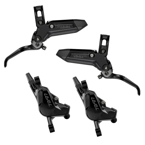 Sram Level Silver Stealth 2-Piston Front And Rear Disc Brake Set