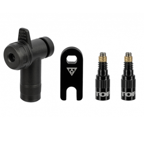 Topeak Turboflow Valve Combo With Rapidhead