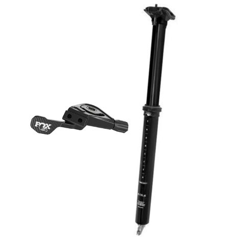 Image of Fox Transfer Dropper Seatpost - Black / 31.6mm / 510mm / 200mm Drop / Internal Remote