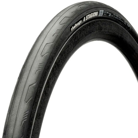 Image of Challenge 4 Stagioni Handmade Tubeless Ready Road Tyre - Black / 700c / 28mm / Tubeless