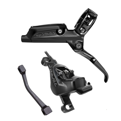 Merlin Cycles Sram Level TLM Front Disc Brake - Black / Front / 850mm Hose / 180mm Post Mount Bracket | FREE delivery over £60 & Easy Returns