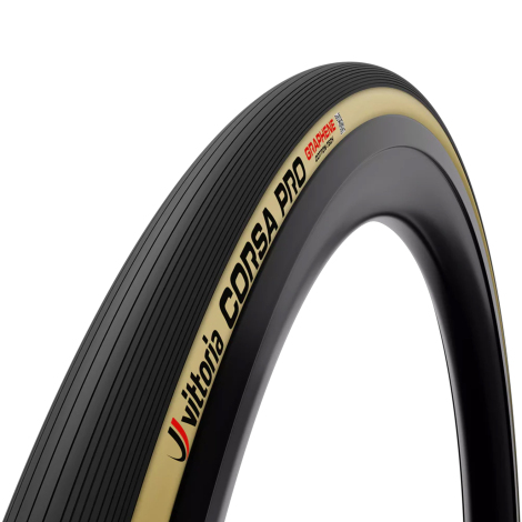 Vittoria Corsa Pro Graphene Cotton Tech TLR Folding Road Tyre - 700c