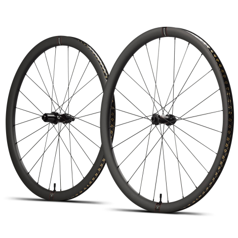 Merlin Cycles Reserve 34|37 Turbulent Aero Zipp ZR1SS Carbon Road Wheelset 700c Black Shimano 12mm Front 142x12mm Rear Centerlock Pair 11-12 Speed Tubeless 700c | FREE delivery over £60 & Easy Returns