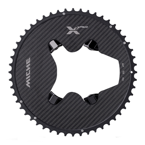 Image of Miche X2 RD R81 Ultegra Chainring - Black / 54 / 4 Arm, 110mm / 12 Speed
