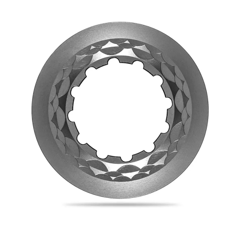 Image of AbsoluteBLACK Ultimate Centrelock Lockring For 12mm axles - Titanium / For 12mm Axles