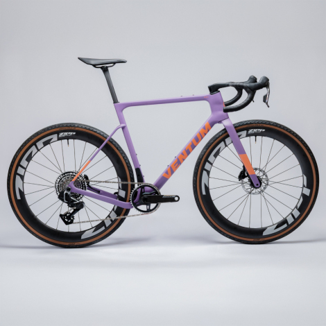 Merlin Cycles Ventum GS1 Force XPLR Carbon Gravel Bike - Eggplant / Medium | FREE delivery over £60 & Easy Returns